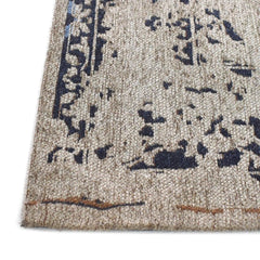 Modern Abstract Area Rug Carpet 8X10 Rugs for Living Room-Machine Washable Rugs for Bedroom Dining Room Living Room - (Blue/Black/Beige) || Made in Canada - Delight Home Solutions